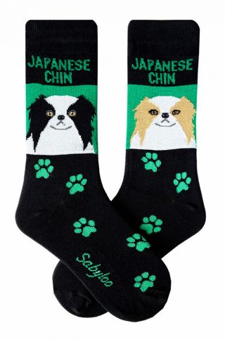 Japanese Chin Crew Socks Unisex