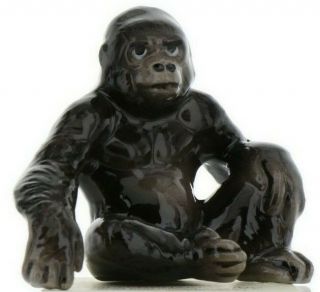 Hagen Renaker Miniature Gorilla Ceramic Figurine