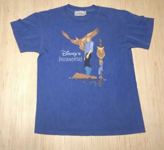 Vintage Disneys Pocahontas Rare 90s Movie Promo Shirt M