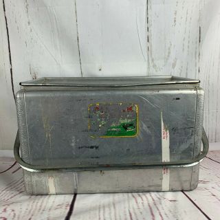 Vintage Cronstroms Aluminum Pik - Nik Cronco Cooler Oddity Do Not Open Evidence
