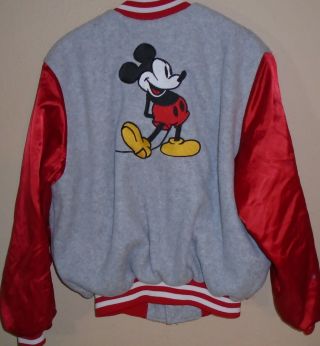 Vintage 1980s Mickey Mouse Disney Varsity Jacket Xl
