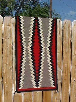 Vintage Hand Woven Navajo Rug,