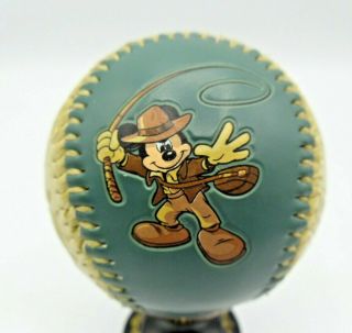 Rare Disneyland Resorts Disney Baseball Ball Indiana Jones Raiders Mickey