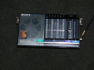 Vintage Sony Icf - 4900 9 Band Portable Radio Very Rare