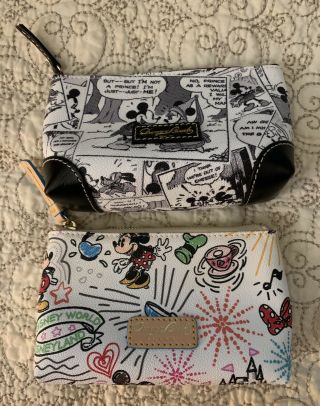 Dooney And Bourke Disney Small Cosmetic Bags Two