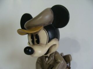 Vintage Walt Disney World Mickey Mouse Golf Bobblehead Bobble Head 8.  5” 2