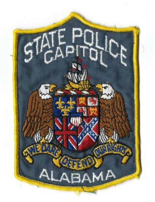 Al Alabama State Capitol Patrol Police Patch -