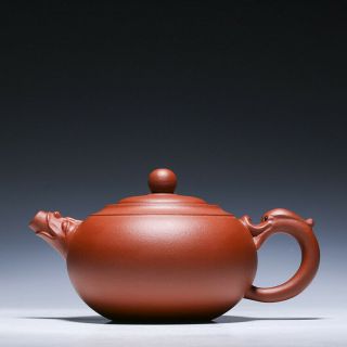 Chinese Yixing Zisha Clay 400cc Handmade Dragon Head Ruyi Pot Gongfu Teapot龙头如意壶