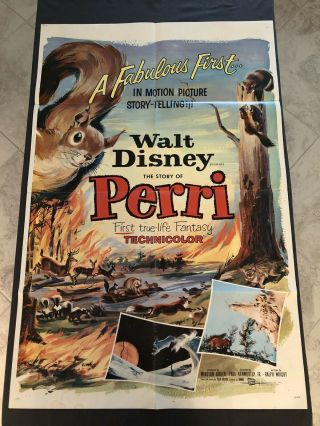 Walt Disney The Story Of Perri One Sheet Movie Poster 57/438