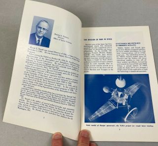 The Mission of Man In Space - 1963 NASA Brochure 3