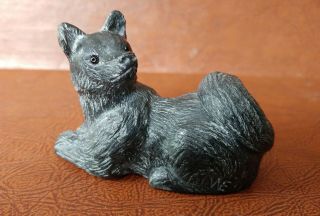 A Wolf Fox Sculpture - Handmade Canada