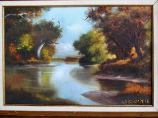 VINTAGE FLORIDA LANSCAPE BY ARLIE GRAY,  KENTUCKY AND FLORIDA ARTIST AND WRITER 2 3