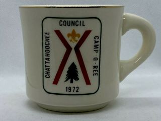 Vintage Boy Scout Coffee Mug Coffee Cup Chattahoochee 1970’s