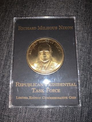 Richard Milhous Nixon Republican Presidential Task Force Commemorative Coin