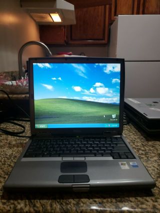 Vintage Dell Latitude D600 Laptop Windows Xp Pro 1.  7ghz 512mb 55gb Hd