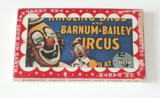 Vintage 25 Pack Ringling Bros And Barnum & Bailey Circus Postcards 1973