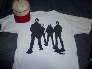 Vintage Soundgarden T Shirt And Hat.  Official Soundgarden Dotu Era Merchandise