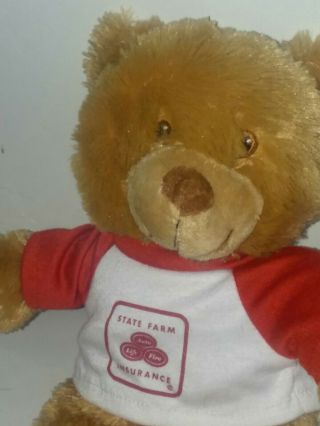 State Farm Insurance Advertising Plush Brown Teddy Bear 12 " Good Neigh Bear