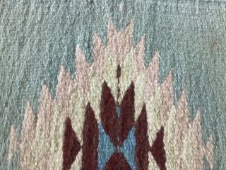 VINTAGE NATIVE AMERICAN INDIAN HAND WOVEN RUG WALL HANGING 2
