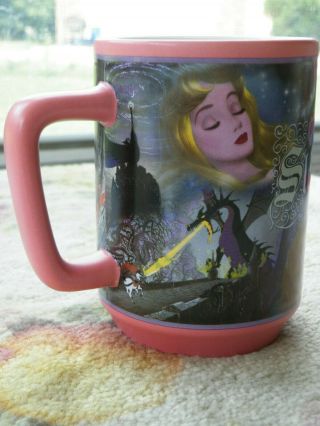 Disney Sleeping Beauty Mug Princess Aurora Full Cast Pink 16 Fl Oz Cup