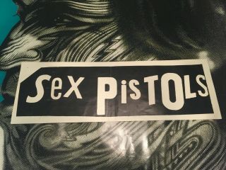 Sex Pistols Vintage Promotional Poster - Jamie Reid Graphics