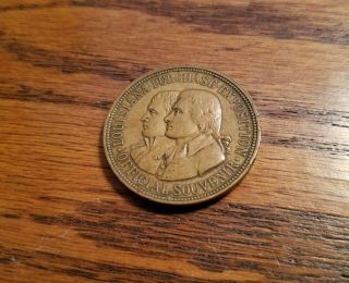 Vintage Louisiana Purchase Exposition 1904 St.  Louis Worlds Fair Medal