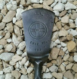 VINTAGE GRISWOLD CAST IRON SPATULA MADE FROM A 3 SKILLET 709 3