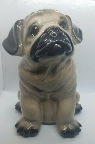 Big Sky Carvers Canine Design By Phyllis Driscoll Pug Dog Bank 7 "