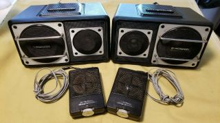 Vintage Pioneer Car Speakers Ts - X6 And Ts - M2