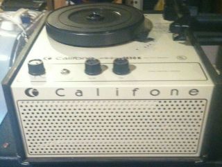 Vintage Califone 1430k Solid State Record Player Phonograph Turntable Portable