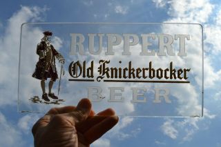Vintage Ruppert Old Knickerbocker Beer Sign Cash Register Topper Marquee