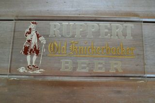 Vintage Ruppert Old Knickerbocker Beer Sign Cash Register Topper Marquee 2