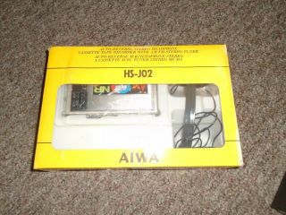 Vintage Aiwa Hs - J02 Cassette Recorder Walkman Parts/repair
