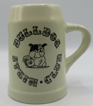 Hall China Stein - Bulldog Stein Club Mug 590 Made In Usa