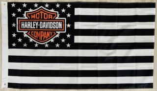 Harley Davidson Road Glide Sportster King Hd Flh Banner Drapeau Man Cave Garage