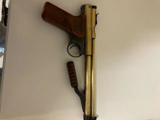 Vintage Benjamin Franklin Model 132 Pump Pellet Air Target Pistol.  22 Caliber