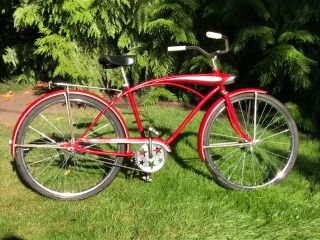 Red Sears Vintage Bicycle 1960 
