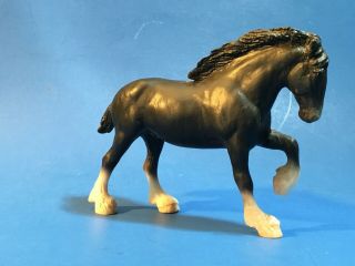 Breyer Little Bit Paddock Pal Black Shire Discontinued Model Horse Made In Usa