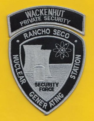 C2 Doe Rancho Sec Energy Nuclear Security Protective Reactor Force Police Patch