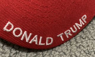 Donald Trump Make America Great Again MAGA USA Flag Patch Red Adjustable Hat Cap 3