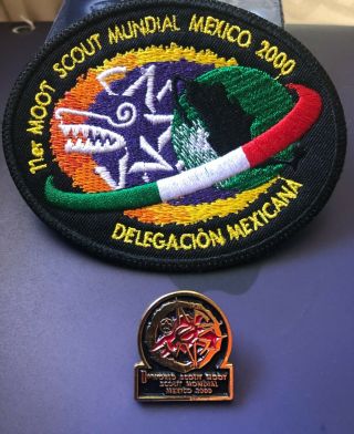 11th World Scout Moot,  Mexico 2000,  Mexico Contingent,  Souvenir Pin