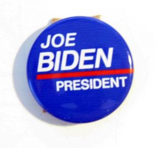 Joe Biden 1988 Official Presidential Campaign Button 1 3/4 "