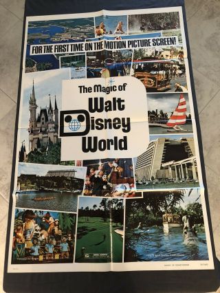 The Magic Of Walt Disney World One Sheet Movie Poster 72/7400