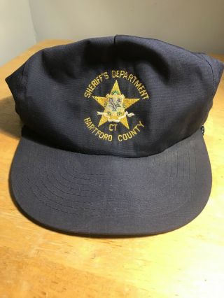 Vintage Sheriff’s Department Connecticut Hartford County Hat