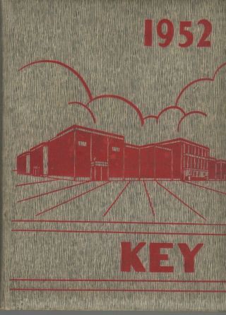 1952 " Key " - Benjamin Franklin High School Yearbook - Rochester,  York,