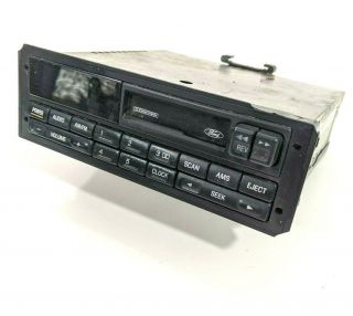 Ford F3zf - 19b132 - Ae Vintage Oem Car Stereo Cassette Player Am/fm Radio