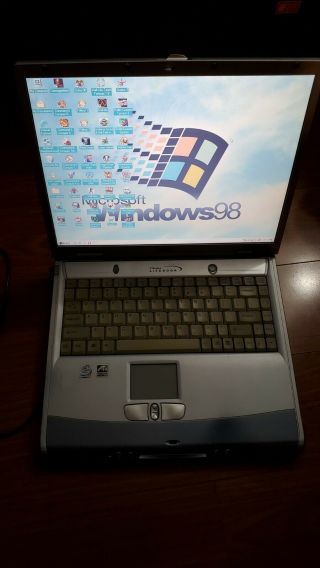 Windows 98 Windows Xp Dos Vintage Gaming Laptop Fujitsu Lifebook C2111 Dual Boot