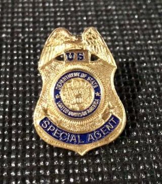 U.  S.  Department Of State Special Agent Badge Lapel Pin