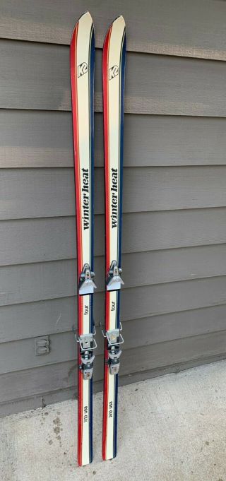 Vintage K2 Winter Heat 4 Skis - 1970 