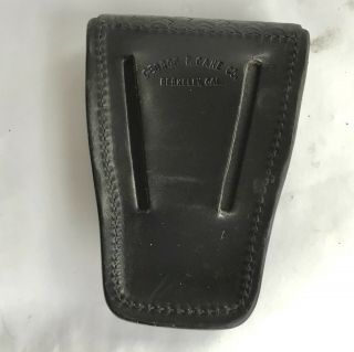 George F Cake Vintage Leather Handcuff Case 2